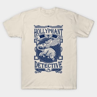 Hollyphant Detective - blue T-Shirt